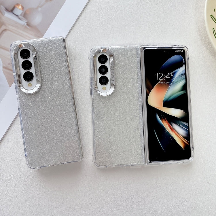 For Samsung Galaxy Z Fold5 5G Electroplating PC Airbag Shockproof Phone Case