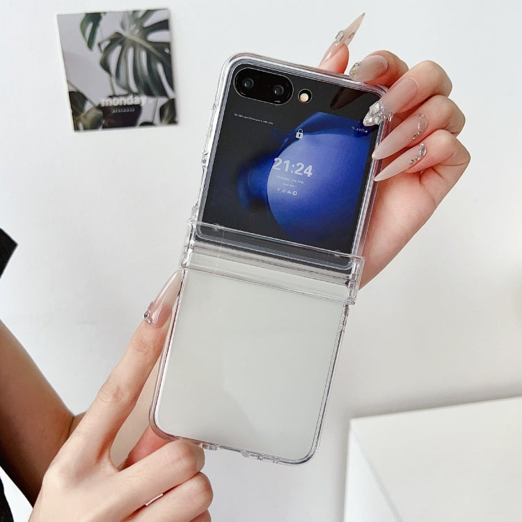 For Samsung Galaxy Z Flip6 / Flip7 FE Integrated PC Phone Case - Transparent