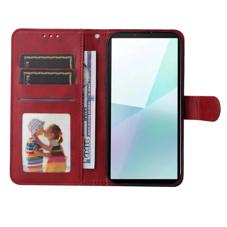For Sony Xperia 10 VI Classic Calf Texture Flip Leather Phone Case