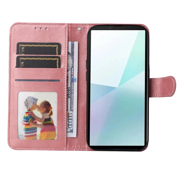 For Sony Xperia 10 VI Classic Calf Texture Flip Leather Phone Case