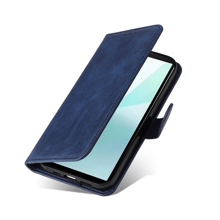 For Sony Xperia 10 VI Classic Calf Texture Flip Leather Phone Case