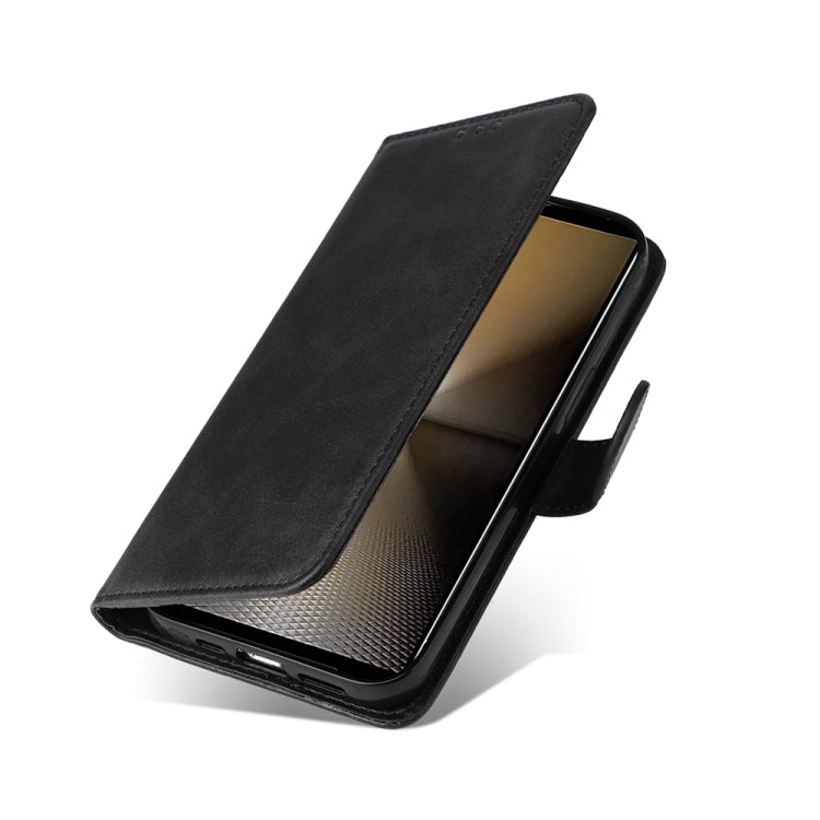 For Sony Xperia 1 VI Classic Calf Texture Flip Leather Phone Case