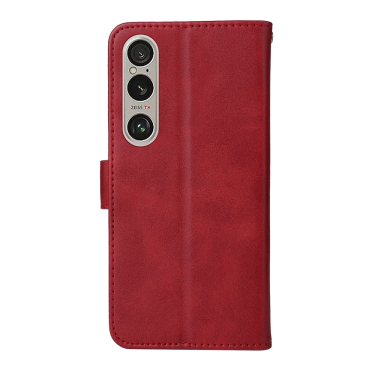 For Sony Xperia 1 VI Classic Calf Texture Flip Leather Phone Case