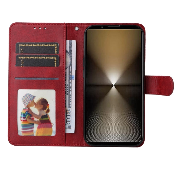 For Sony Xperia 1 VI Classic Calf Texture Flip Leather Phone Case