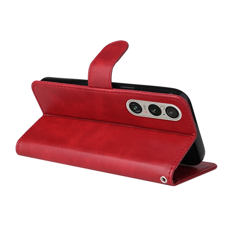For Sony Xperia 1 VI Classic Calf Texture Flip Leather Phone Case