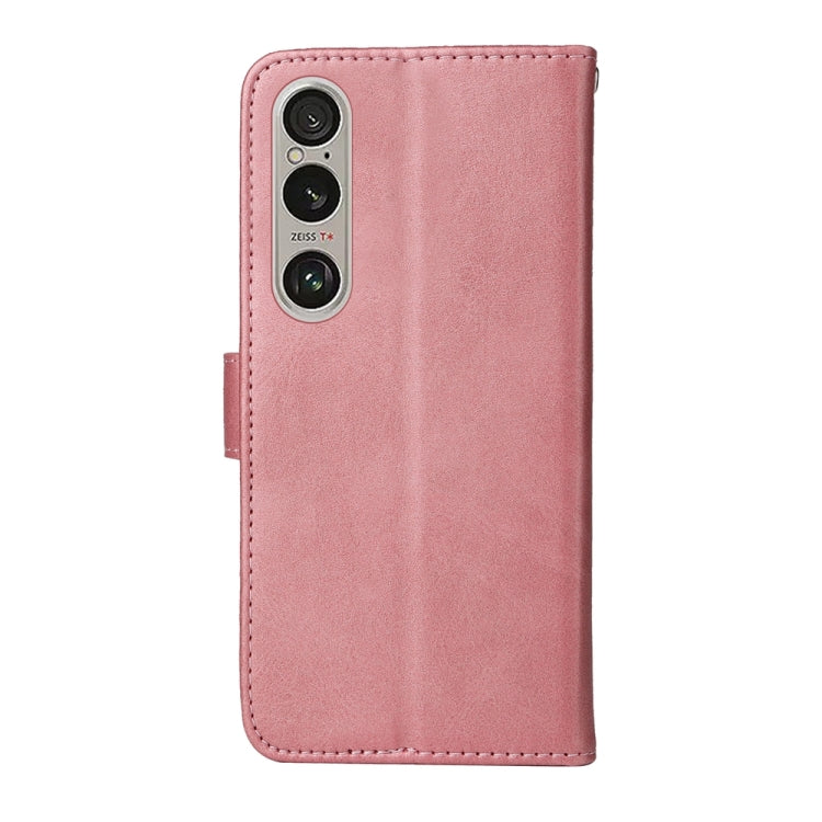 For Sony Xperia 1 VI Classic Calf Texture Flip Leather Phone Case