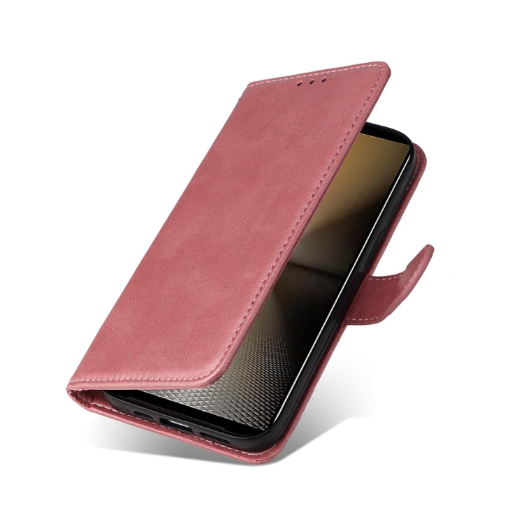 For Sony Xperia 1 VI Classic Calf Texture Flip Leather Phone Case