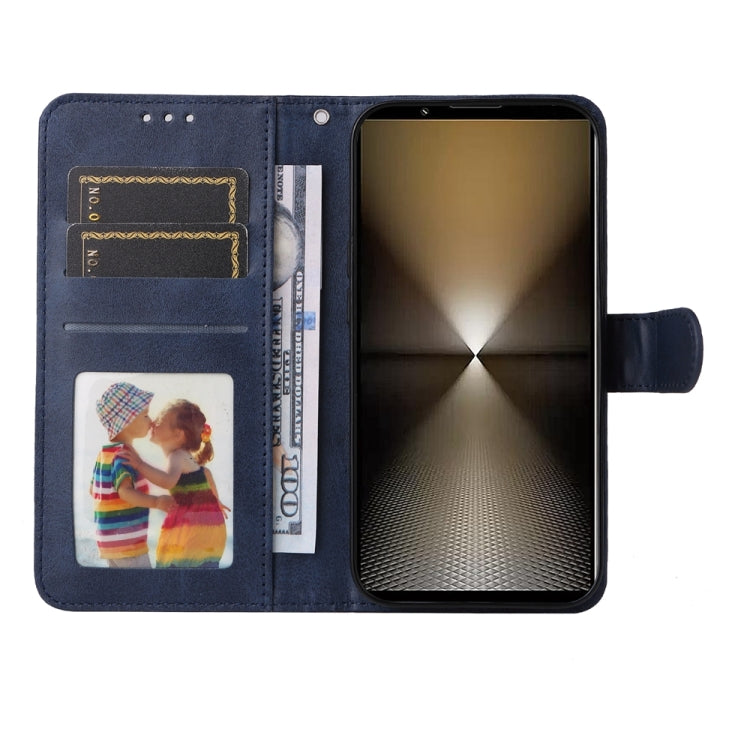 For Sony Xperia 1 VI Classic Calf Texture Flip Leather Phone Case