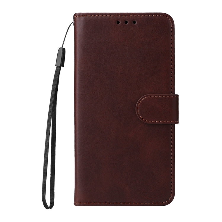 For Sony Xperia 1 V Classic Calf Texture Flip Leather Phone Case