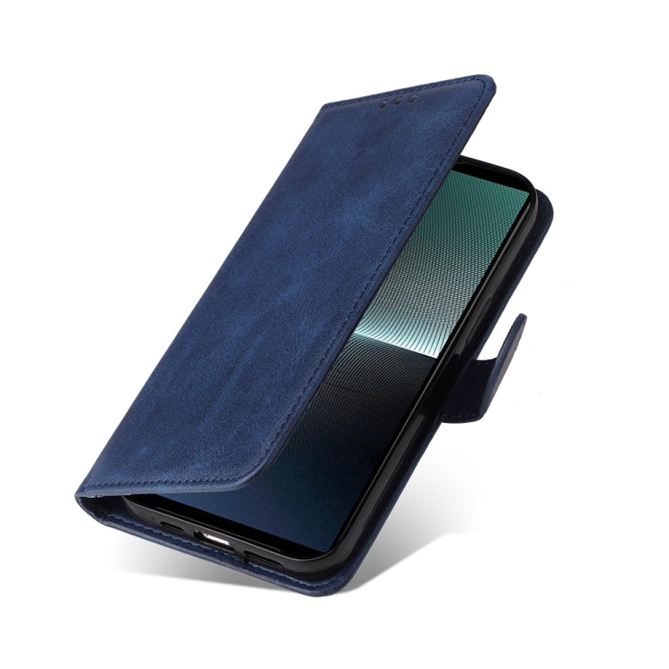 For Sony Xperia 1 V Classic Calf Texture Flip Leather Phone Case