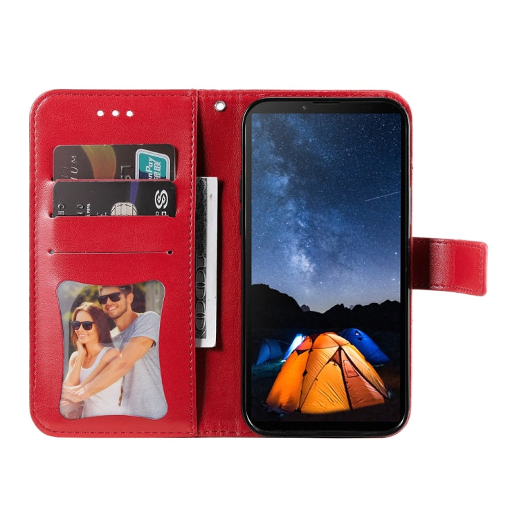 For Sony Xperia 10 V Seven-petal Flowers Embossing Leather Phone Case