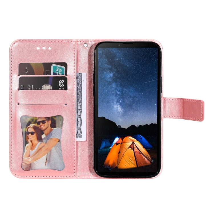 For Sony Xperia 10 V Seven-petal Flowers Embossing Leather Phone Case