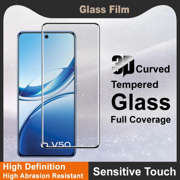 For vivo V50 5G imak 3D Curved Full Screen Tempered Glass Film