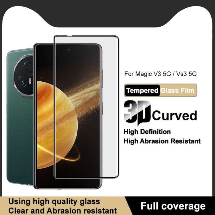 For Honor Magic V3 / Magic Vs3 imak 3D Curved Full Screen Tempered Glass Film