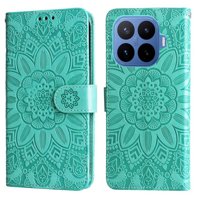 For Xiaomi 17T Pro 5G Embossed Sunflower Leather Phone Case
