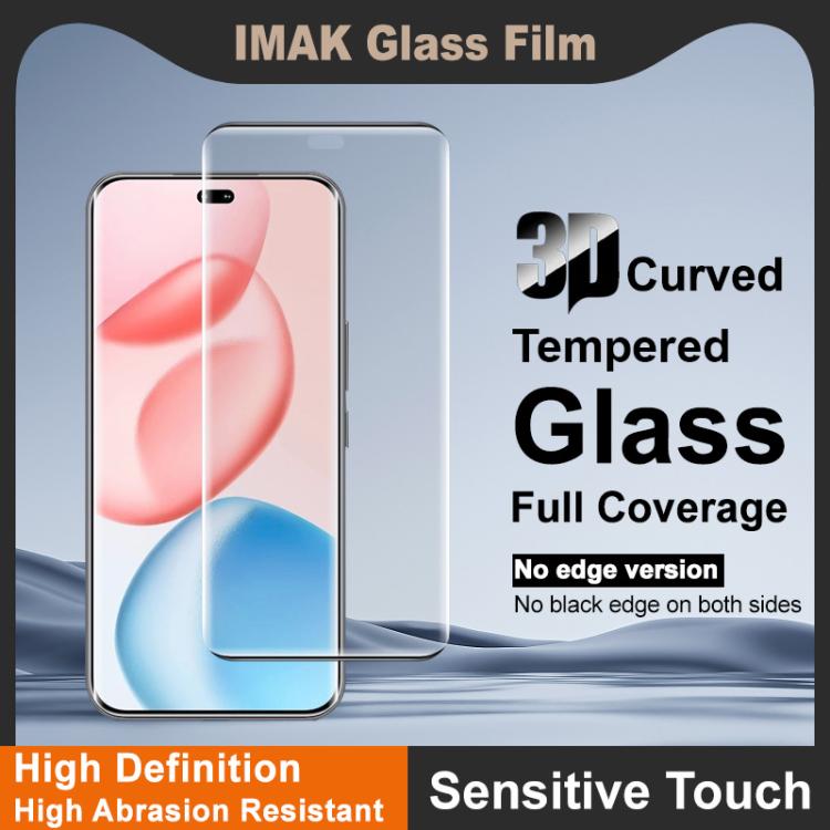 For Honor 400 Pro Global 160.8mm imak No Edge Version 3D Curved Full Screen Tempered Glass Film