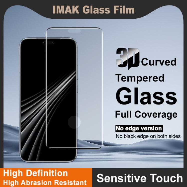 For Honor Magic8 RSR Porsche Design imak No Edge Version 3D Curved Full Screen Tempered Glass Film