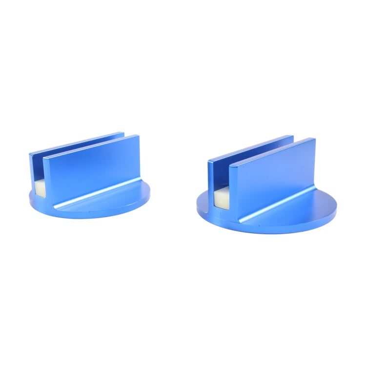 2pcs / Set Car Slotted Jack Pad Jacking Lift Pad - Blue