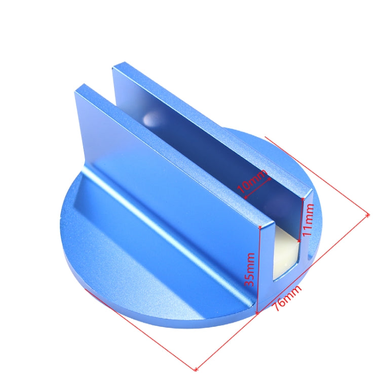 2pcs / Set Car Slotted Jack Pad Jacking Lift Pad - Blue