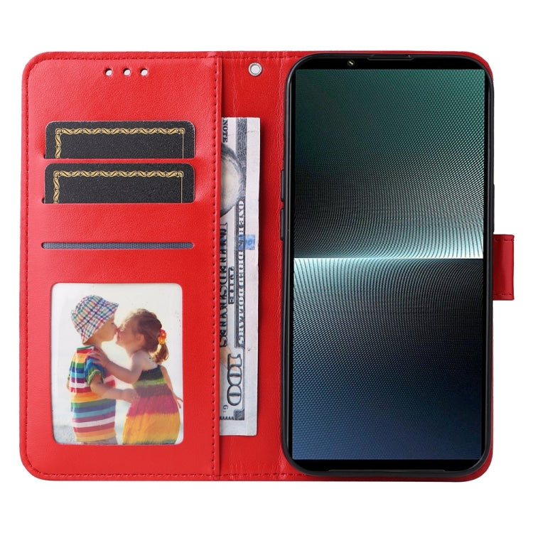 For Sony Xperia 1 V Embossed Sunflower Leather Phone Case