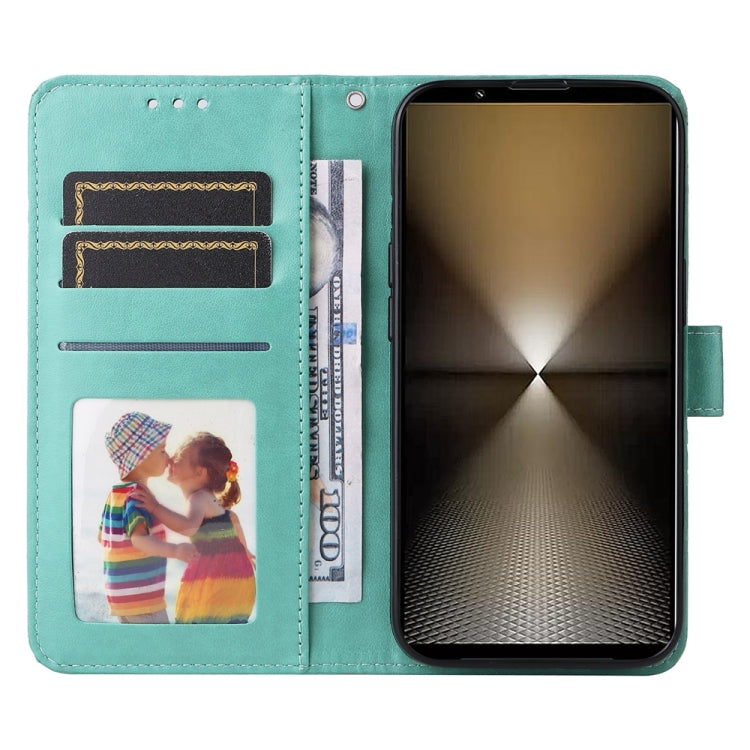 For Sony Xperia 1 VI Embossed Sunflower Leather Phone Case