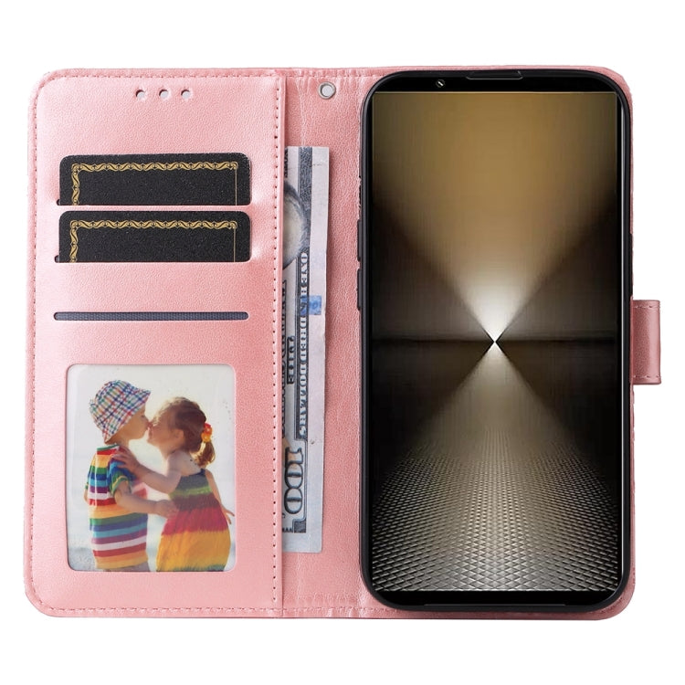 For Sony Xperia 1 VI Embossed Sunflower Leather Phone Case