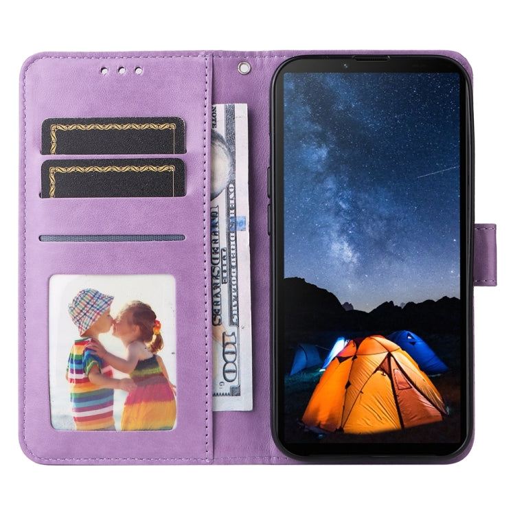 For Sony Xperia 10 V Embossed Sunflower Leather Phone Case