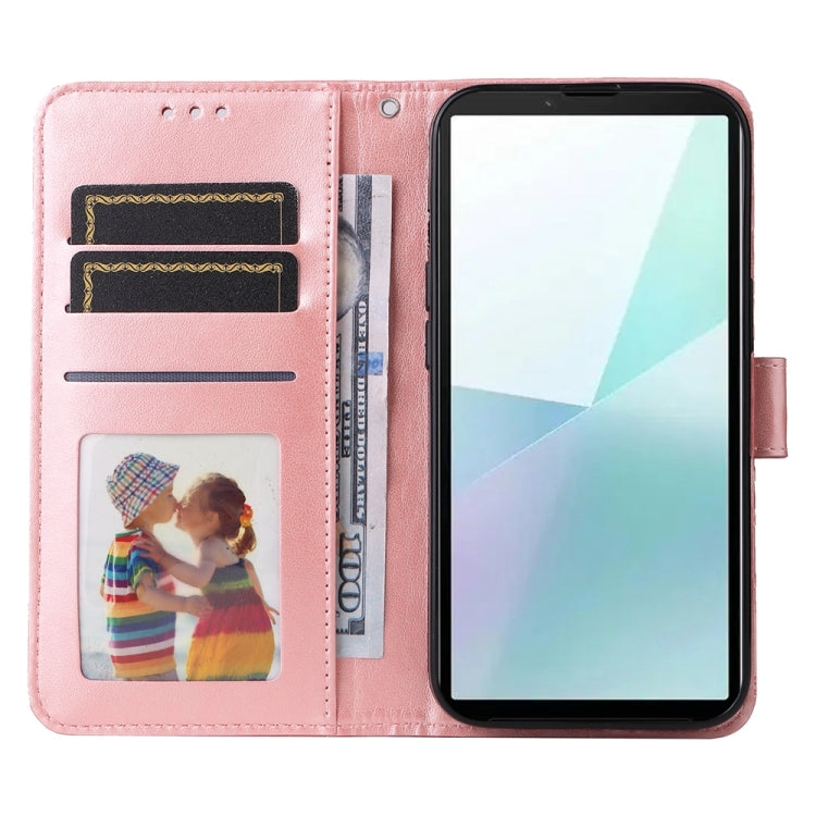 For Sony Xperia 10 VI Embossed Sunflower Leather Phone Case
