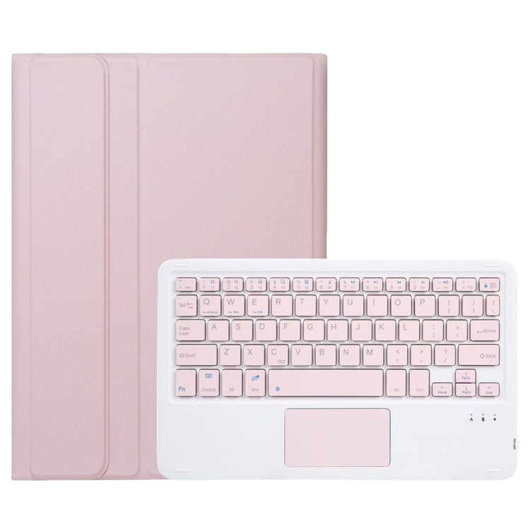 For iPad Air 11 2025 / 2024 / Air 5 10.9 / Air 4 A098B-A Detachable Ultra-Thin Bluetooth Touch Keyboard Leather Tablet Case with Pen Slot