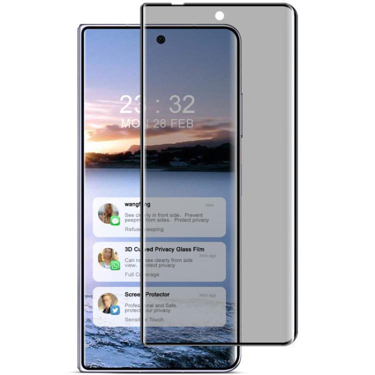 For Honor Magic V2 / Vs2 imak 3D Curved Privacy Full Screen Tempered Glass Film