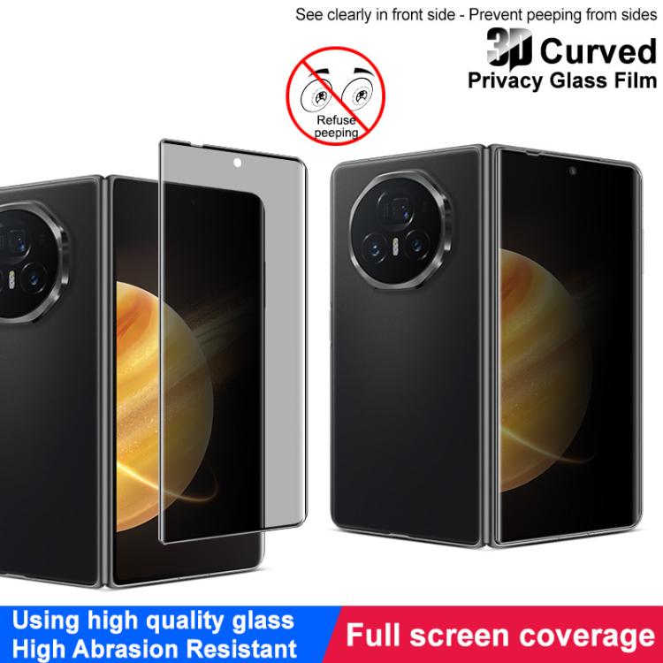 For Honor Magic V3 / Vs3 imak 3D Curved Privacy Full Screen Tempered Glass Film