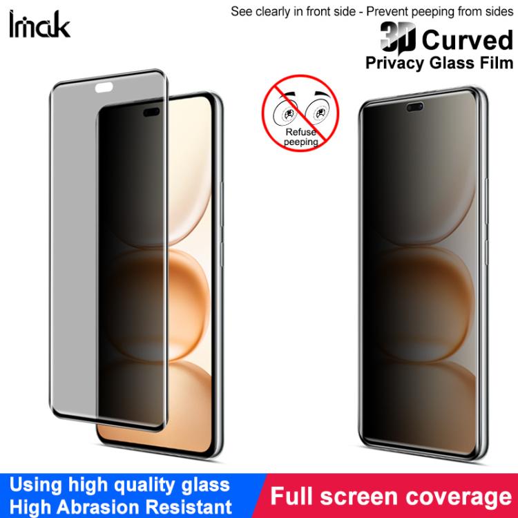 For Honor Power 5G imak 3D Curved Privacy Full Screen Tempered Glass Film