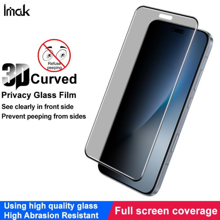 For Honor Magic8 RSR Porsche Design imak 3D Curved Privacy Full Screen Tempered Glass Film