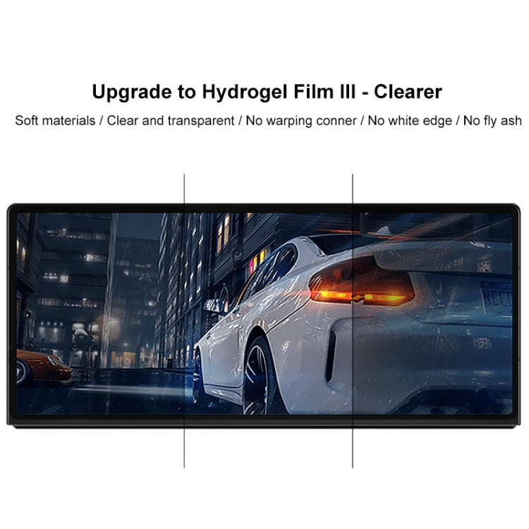 For Samsung Galaxy Z Fold6 1 Sets imak  Curved Full Screen Hydrogel Film  - Outer Screen + Inner Screen