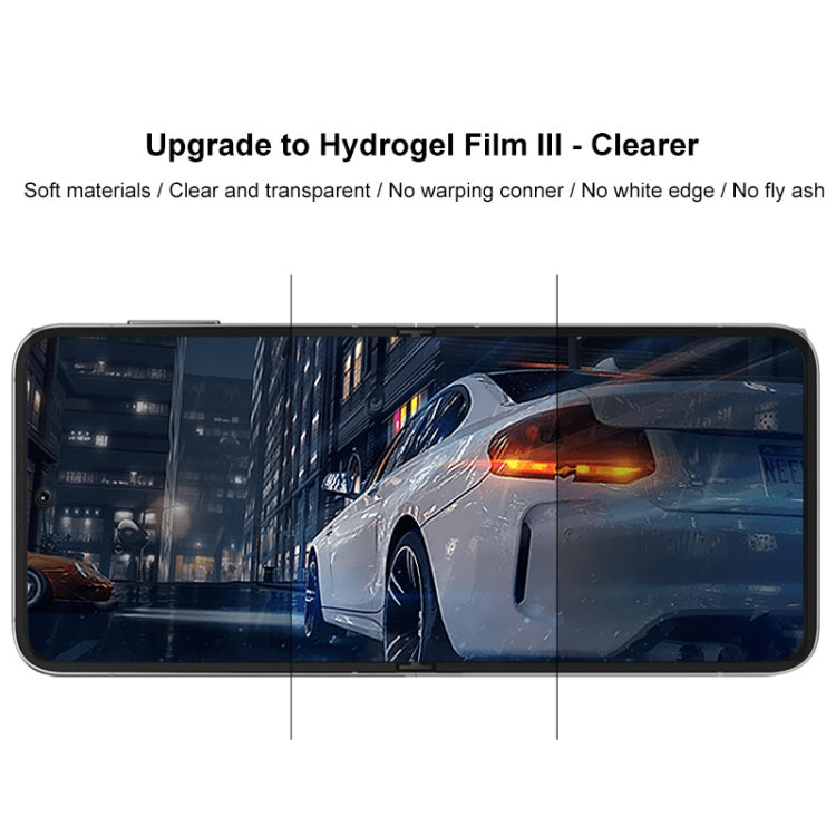 For Samsung Galaxy Z Flip6 1 Sets imak  Curved Full Screen Hydrogel Film  - Outer Screen + Inner Screen