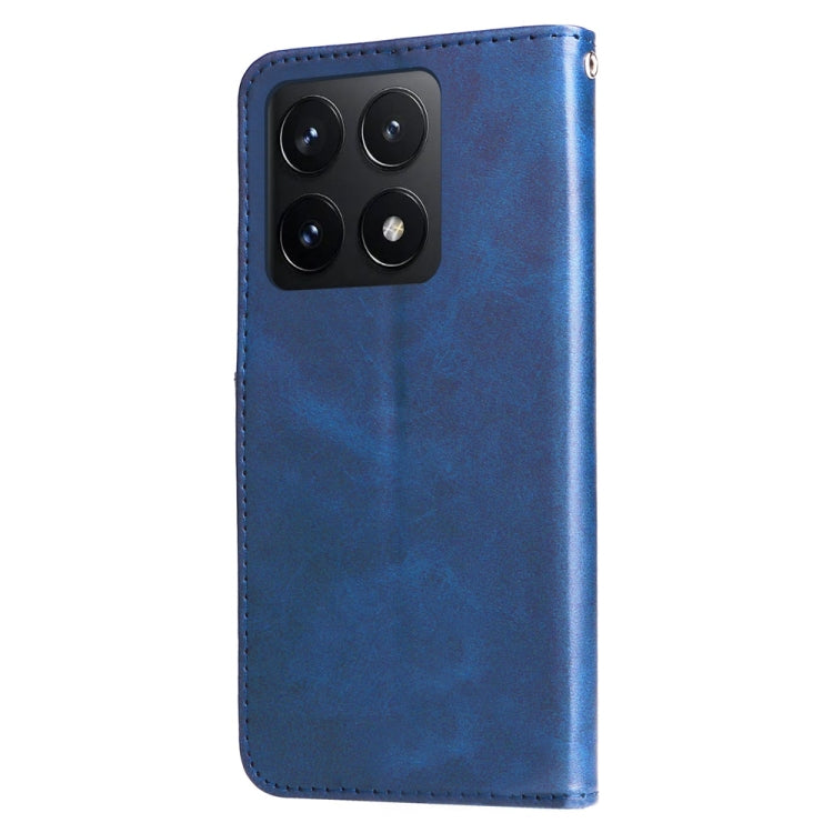 For Xiaomi 14T Fashion Calf Texture Zipper Leather Phone Case