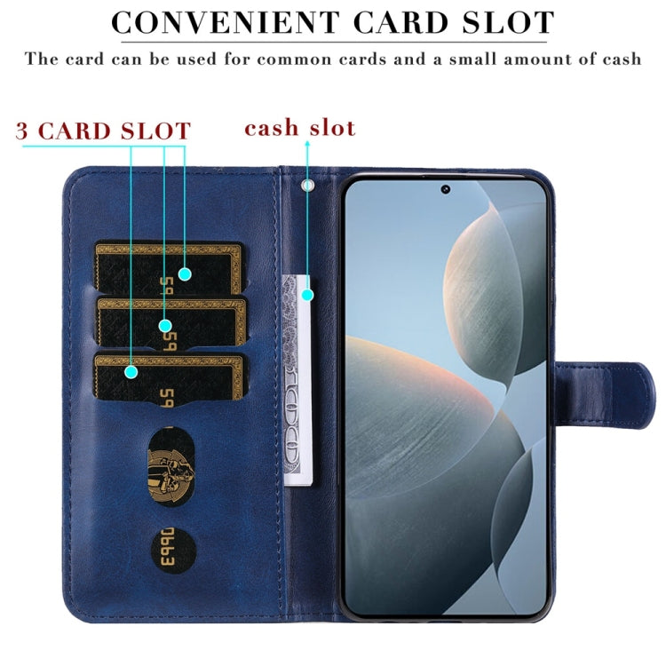 For Xiaomi 14T Fashion Calf Texture Zipper Leather Phone Case