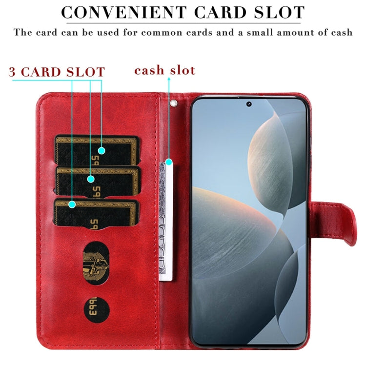 For Xiaomi 14T Fashion Calf Texture Zipper Leather Phone Case