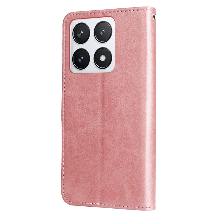 For Xiaomi 14T Pro Fashion Calf Texture Zipper Leather Phone Case