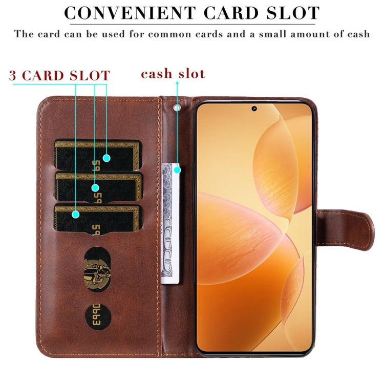 For Xiaomi 14T Pro Fashion Calf Texture Zipper Leather Phone Case