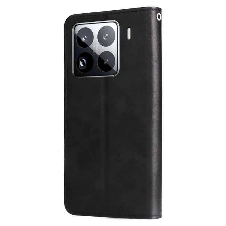 For Xiaomi 15 Pro Fashion Calf Texture Zipper Leather Phone Case