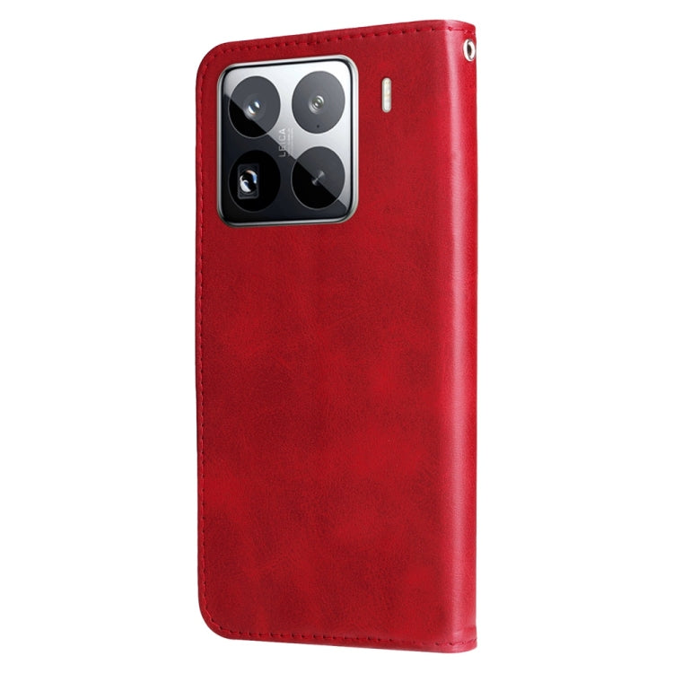 For Xiaomi 15 Pro Fashion Calf Texture Zipper Leather Phone Case