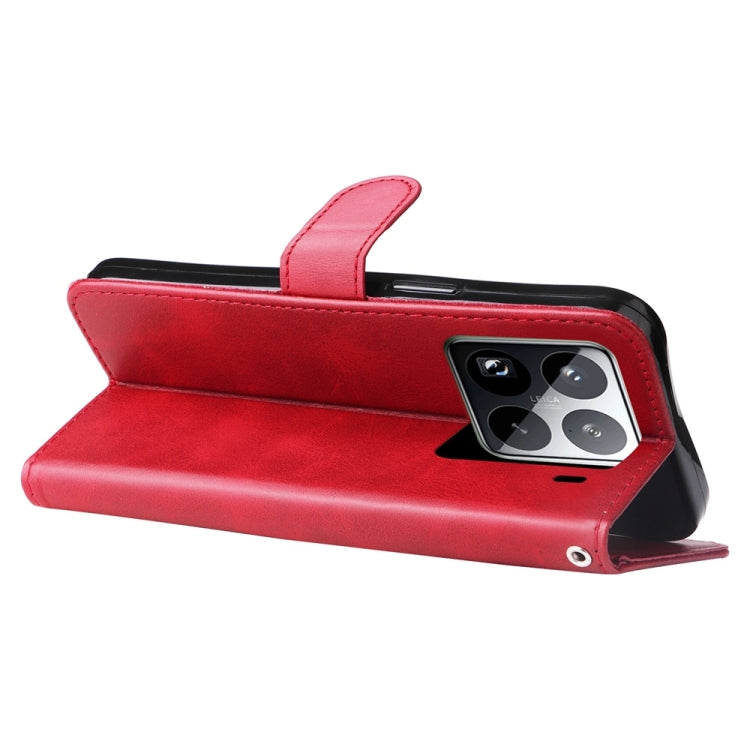 For Xiaomi 15 Pro Fashion Calf Texture Zipper Leather Phone Case