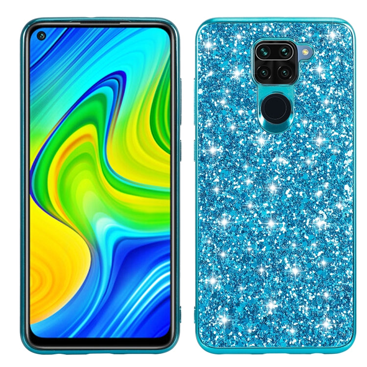 For Xiaomi Redmi Note 9 / 10X 4G Glitter Powder Shockproof TPU Protective Case
