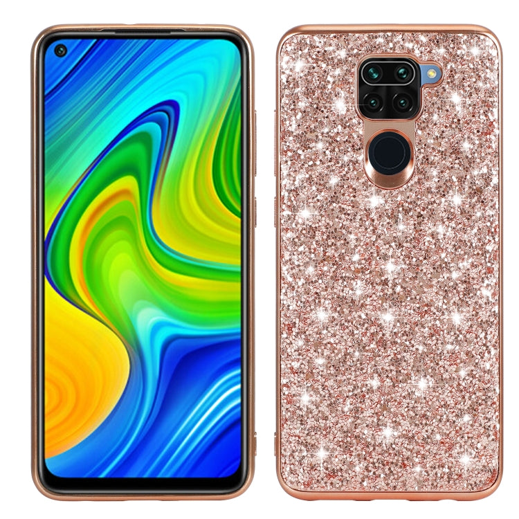 For Xiaomi Redmi Note 9 / 10X 4G Glitter Powder Shockproof TPU Protective Case