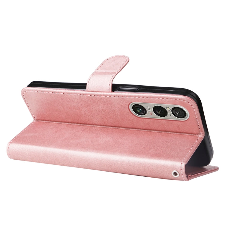 For Sony Xperia 1 VI Fashion Calf Texture Zipper Leather Phone Case