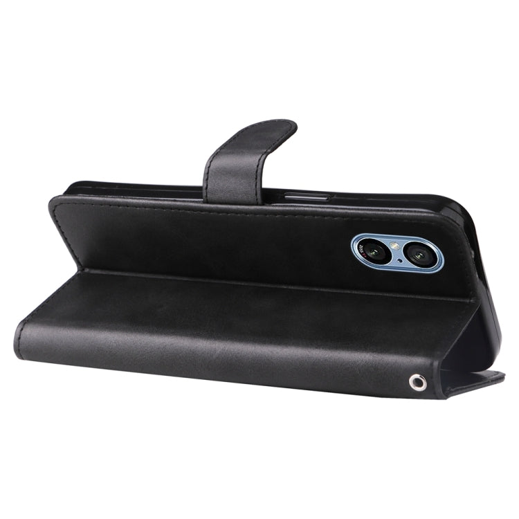 For Sony Xperia 5 V Fashion Calf Texture Zipper Leather Phone Case