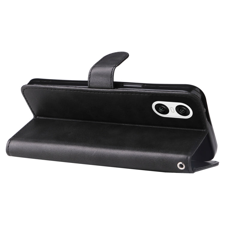 For Sony Xperia 10 VI Fashion Calf Texture Zipper Leather Phone Case