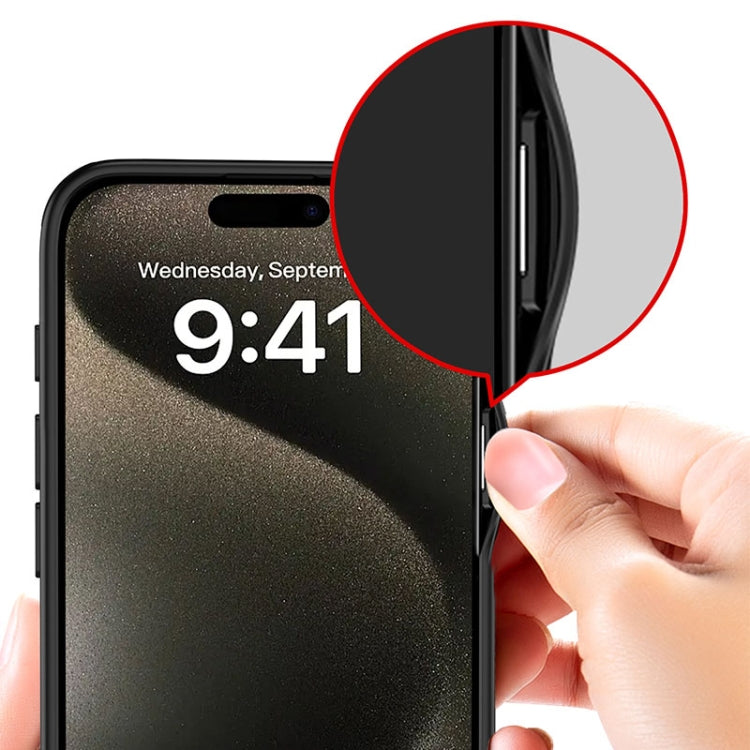 For iPhone 16 Pro Max Armor Clear TPU Hard PC Phone Case