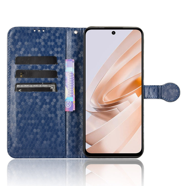 For Xiaomi Redmi 13 4G / Note 13R 5G Honeycomb Dot Texture Leather Phone Case